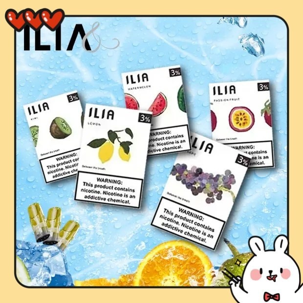 ILIA煙彈｜31種口味 哩啞一代透明發光彈 通用一代3顆裝 ILIA電子煙#09/24